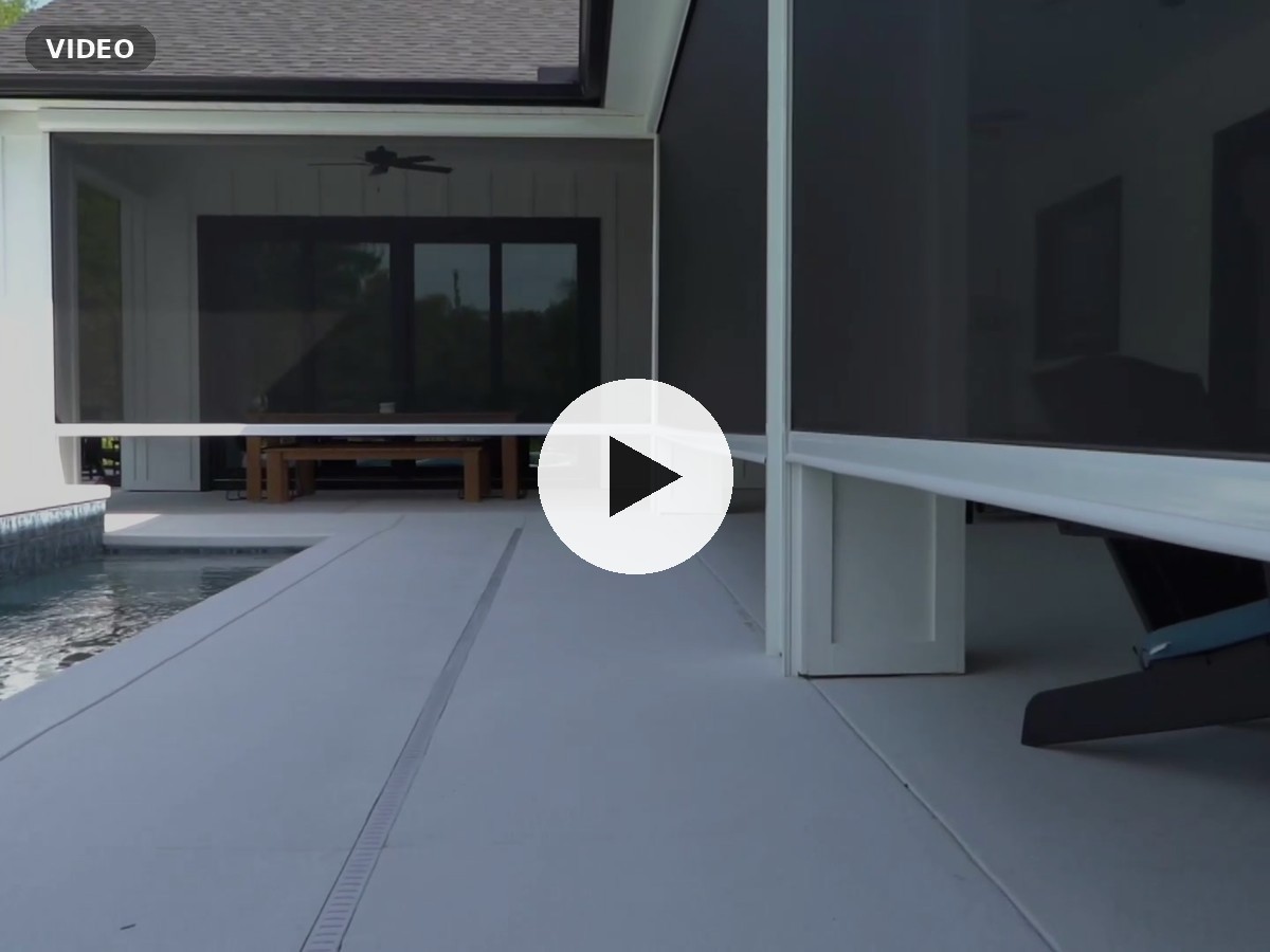 Exterior screens video